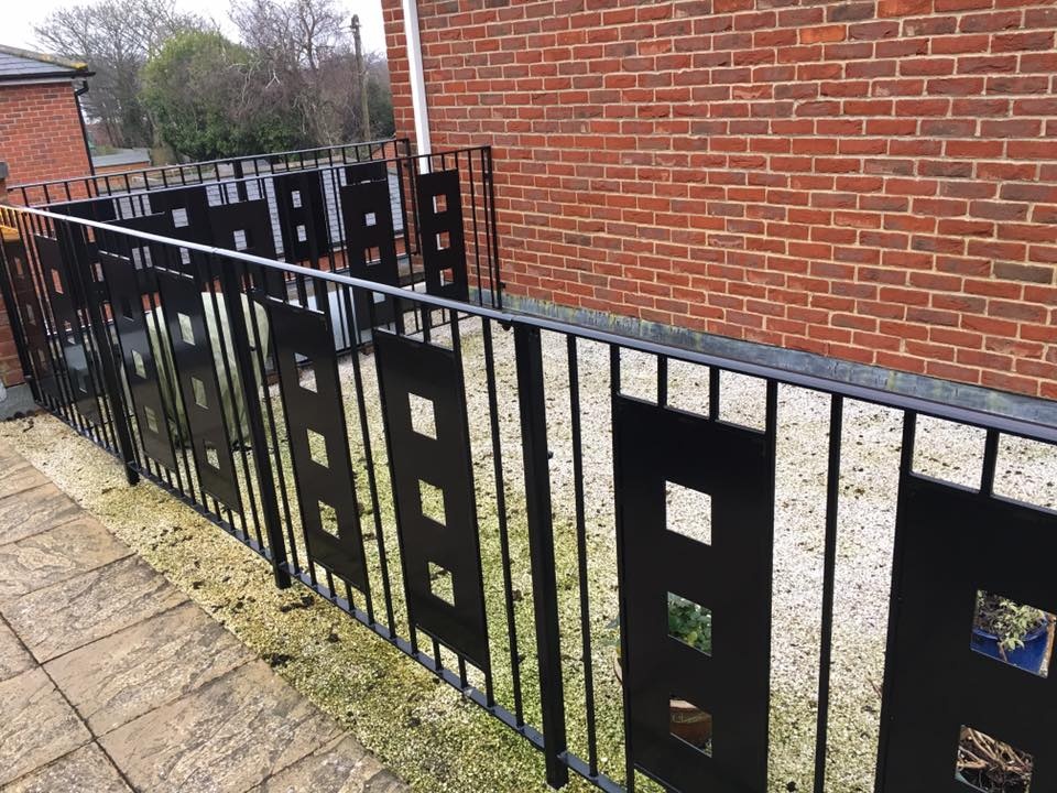 Railings as designed by our client 