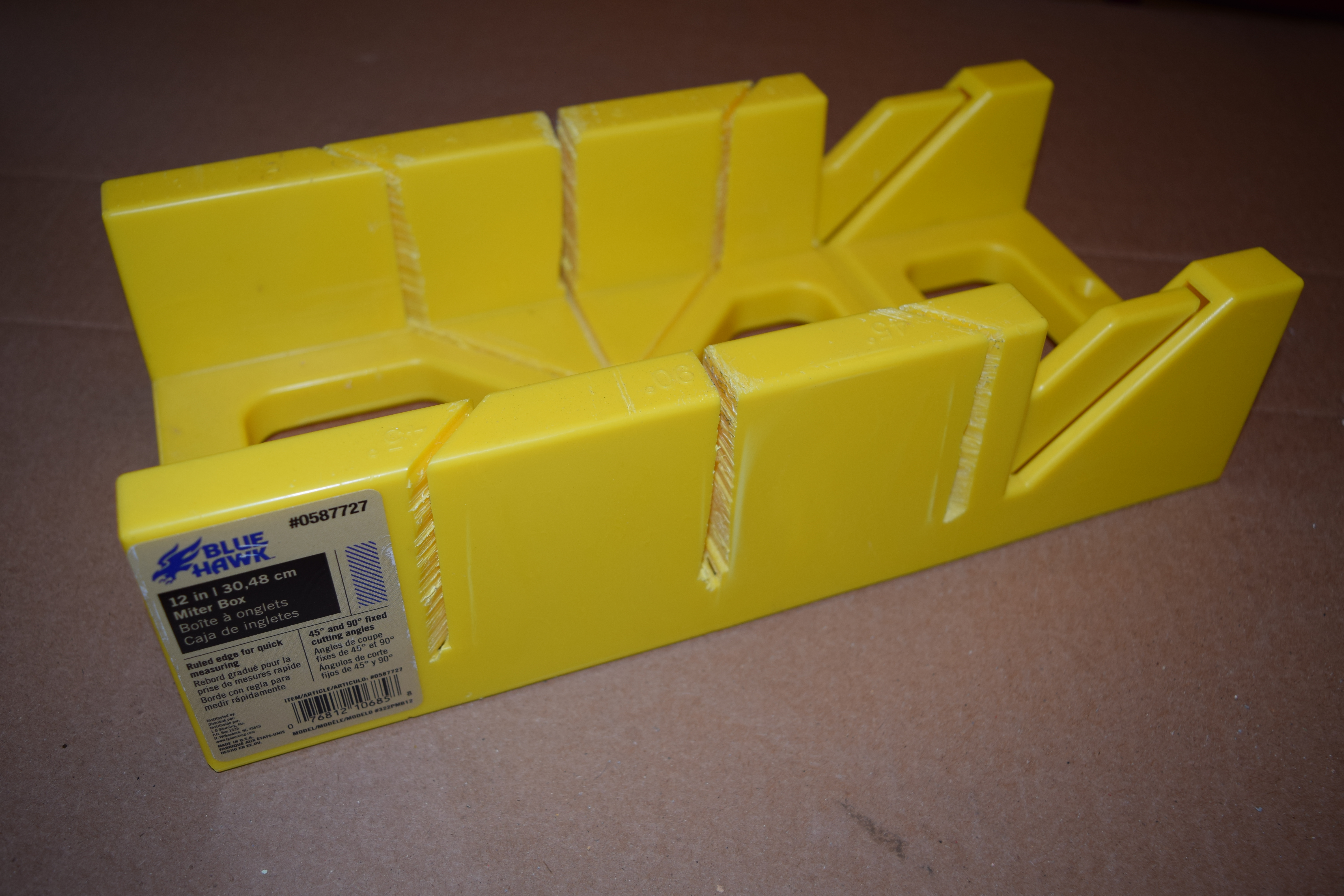 Miter Box 12” (Model 0587727by Blue Hawk)