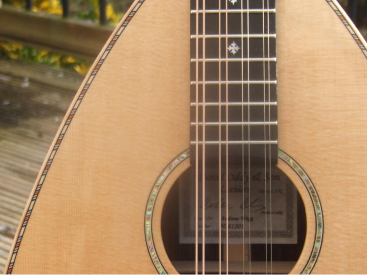 alternative purfling of multi veneer mosaic 