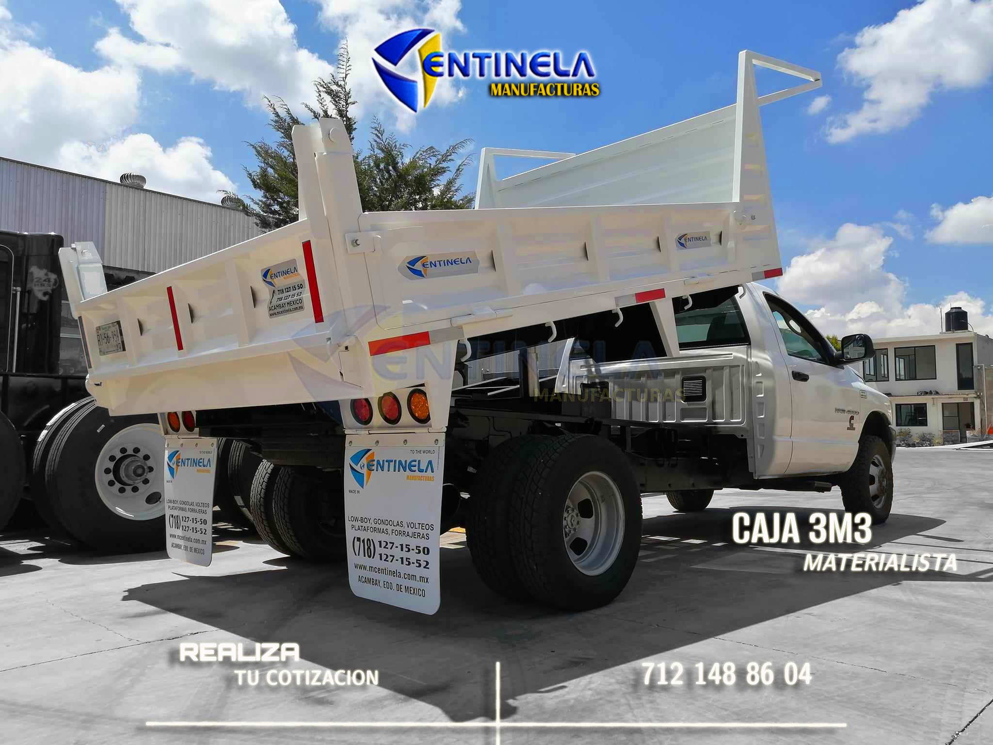 Volteo 3m3 para camioneta