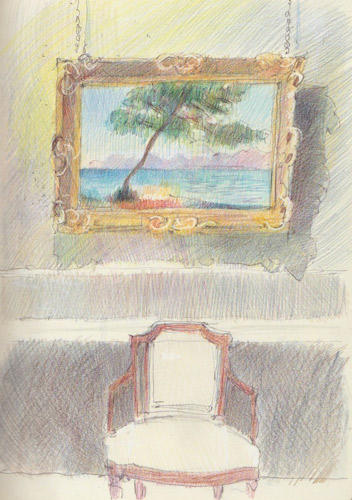 Monet's painting of Antibes at the Courtauld Gallery