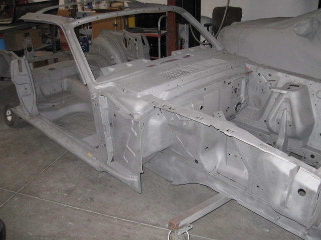 Stripped down to nothing and repaired.