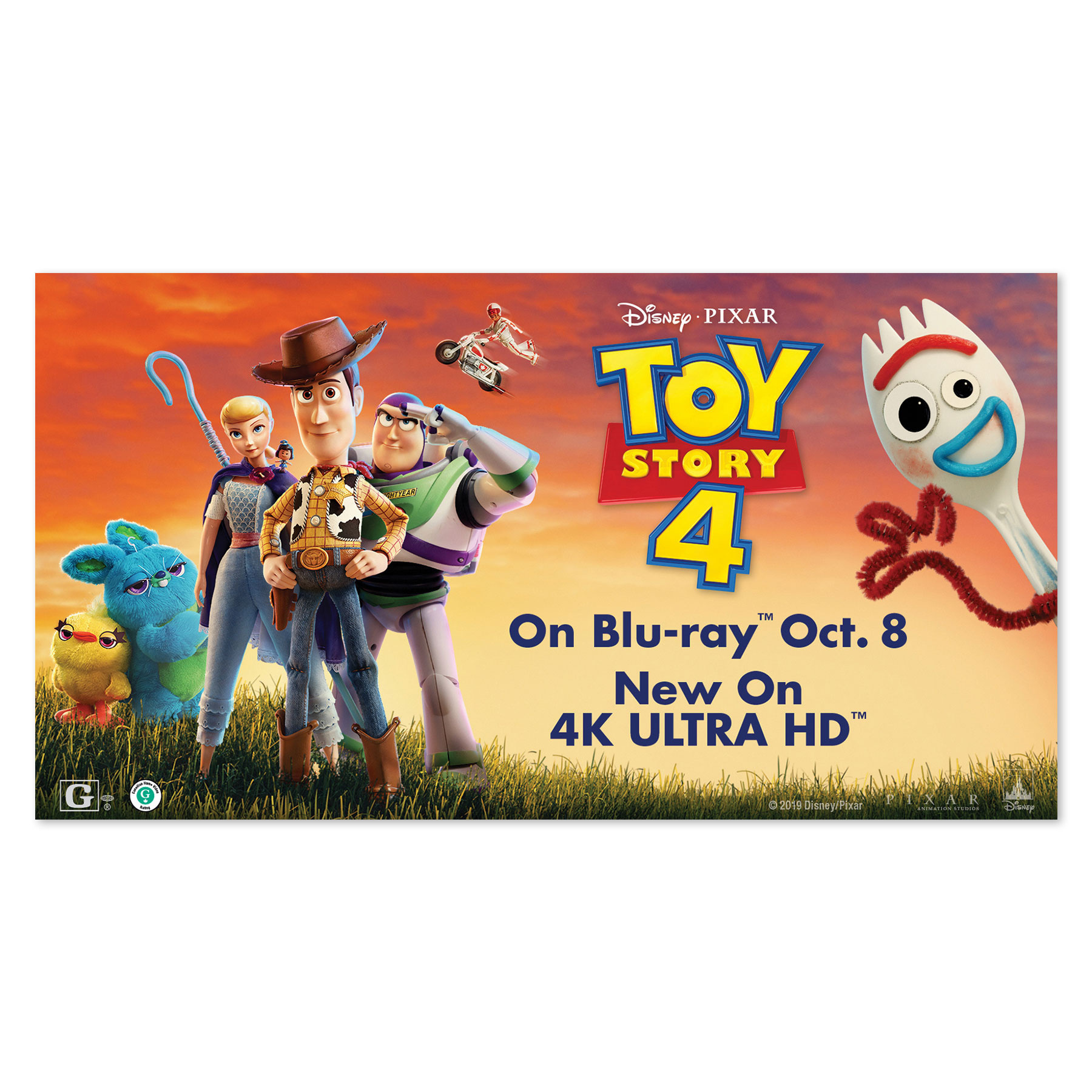 Toy Story 4 TV Screen Graphic