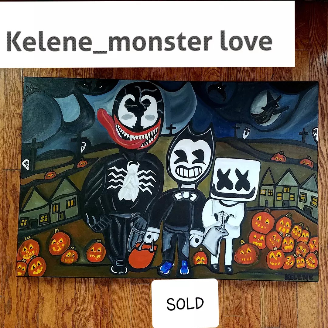 Finished commissioned painting 2021