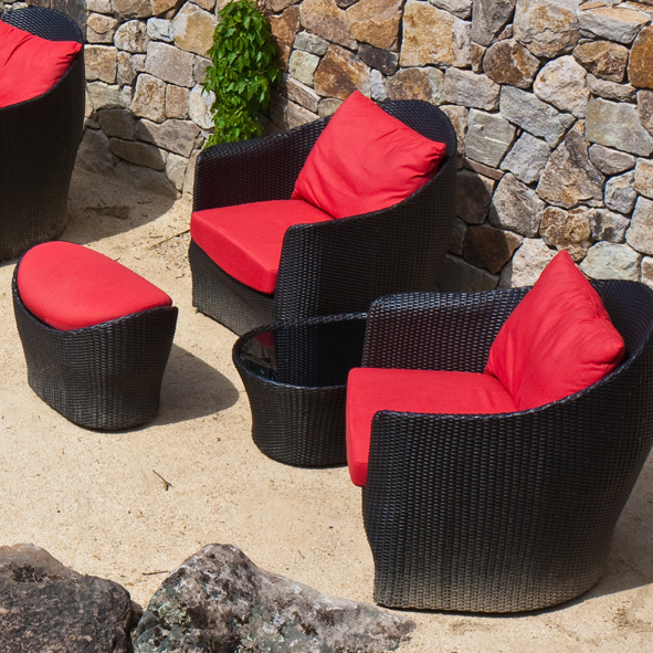 Happy female customer