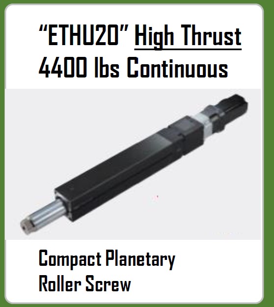 Electric Cylinder - BIG-ETHU - High Thrust Compact