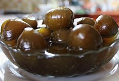 Snowy mountains landscape