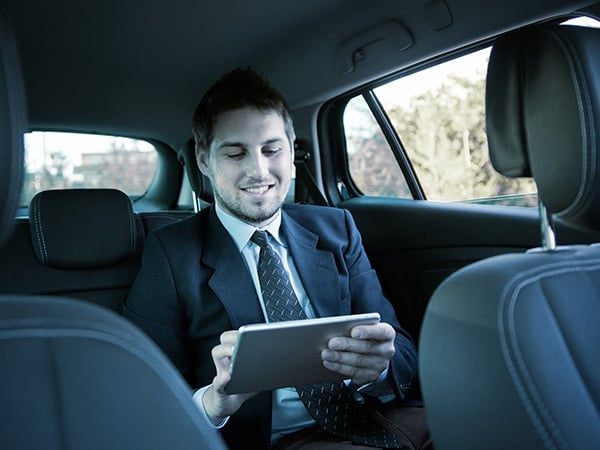 Businessman in the Car