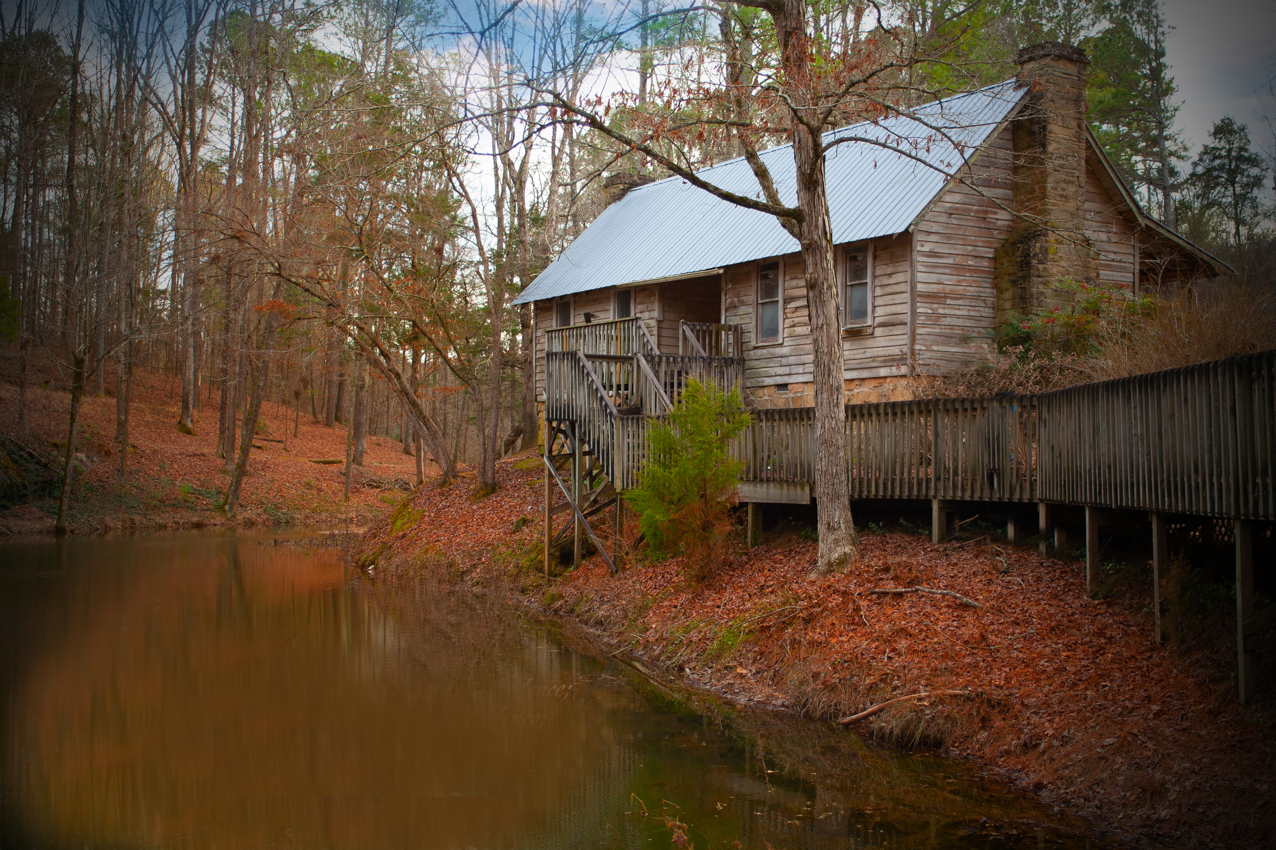 House by the creek