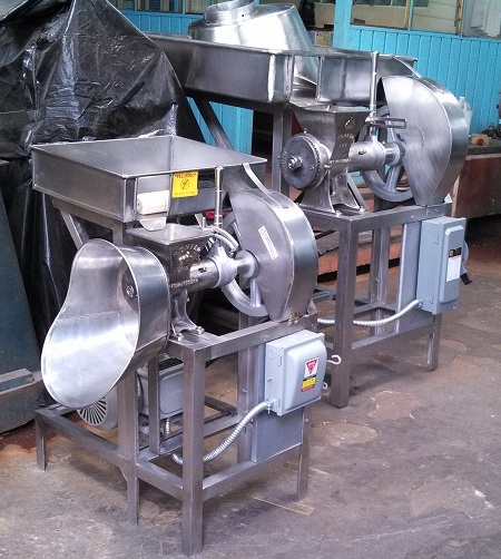 Molinos Inoxidables Grado Alimenticio, Banco Largo y Mini