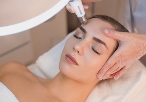 Female Face Having Laser Rejuvenating Treatment