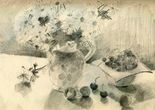 Daisies and Cherries