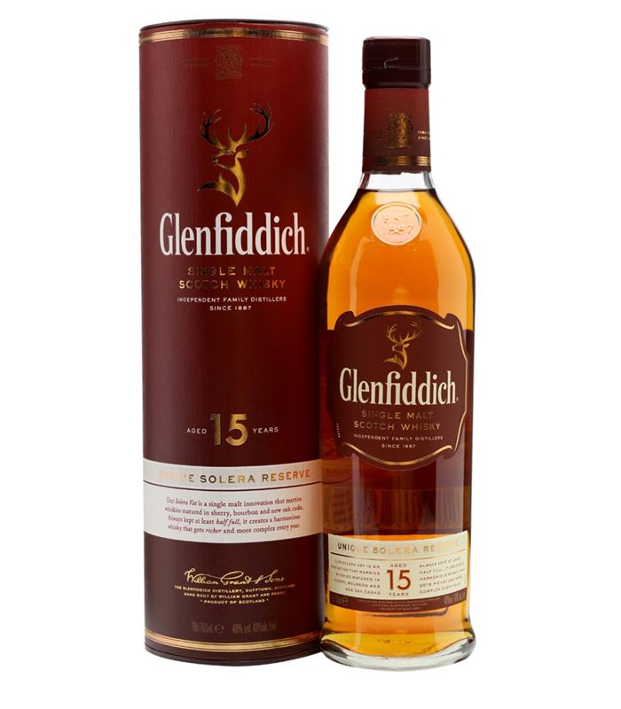 Whisky Glenfiddich 15 años 750 ml
Código: 11408