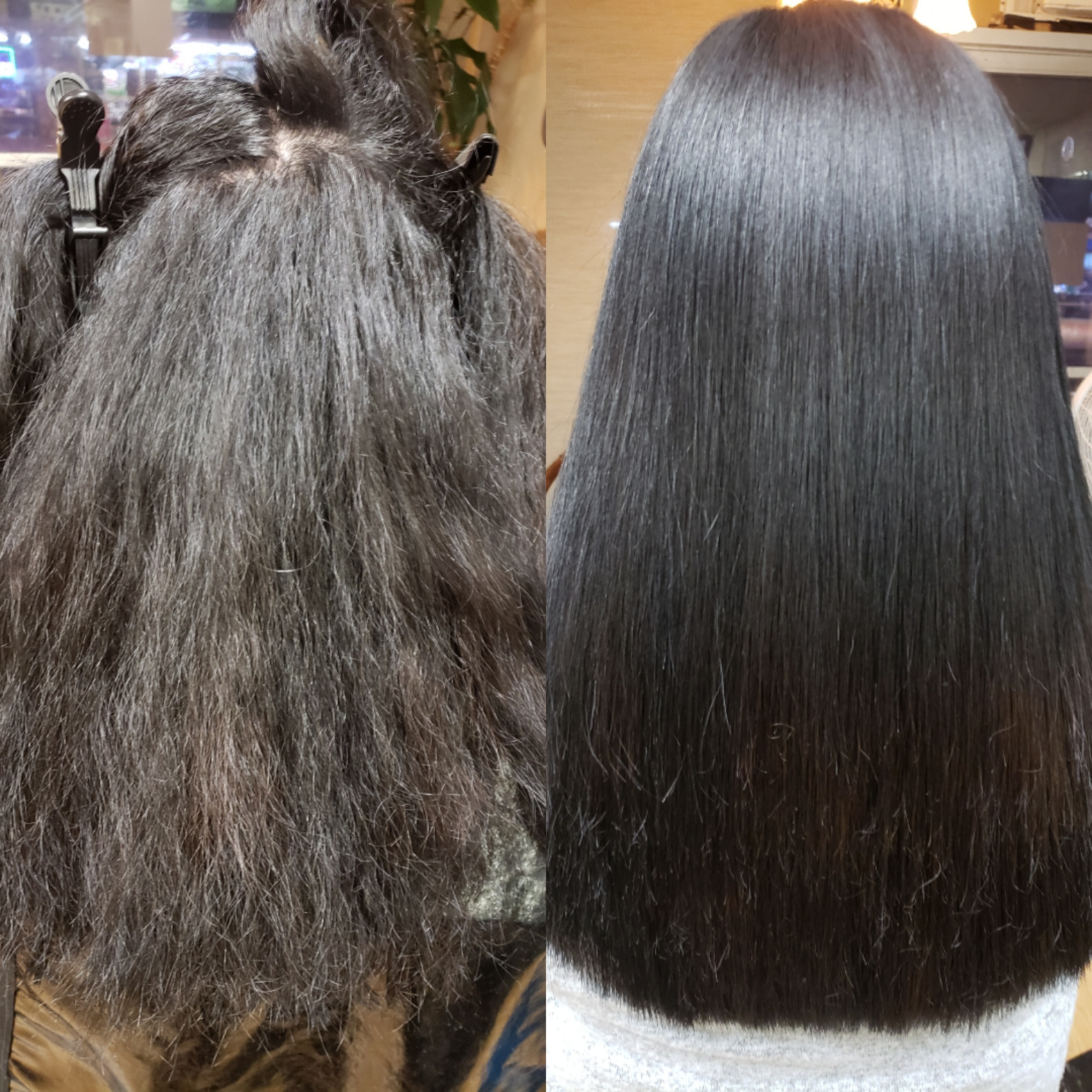 Straight Black Hair