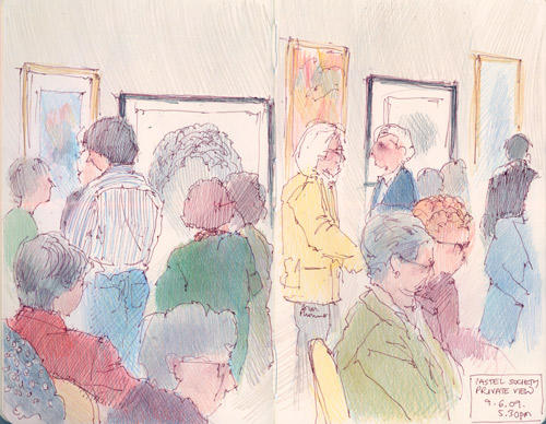 The Pastel Society Private View