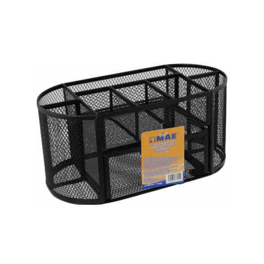 ORGANIZADOR DE GRANDE DE MALLA NEGRO
MIDE: 22CM X 10.4CM X 11CM
ARTÍCULO: ORGANIZADOR DE ESCRITORIO
COLOR: NEGRO
MARCA: MAE
MATERIAL: METAL
UDM: 1 PIEZA