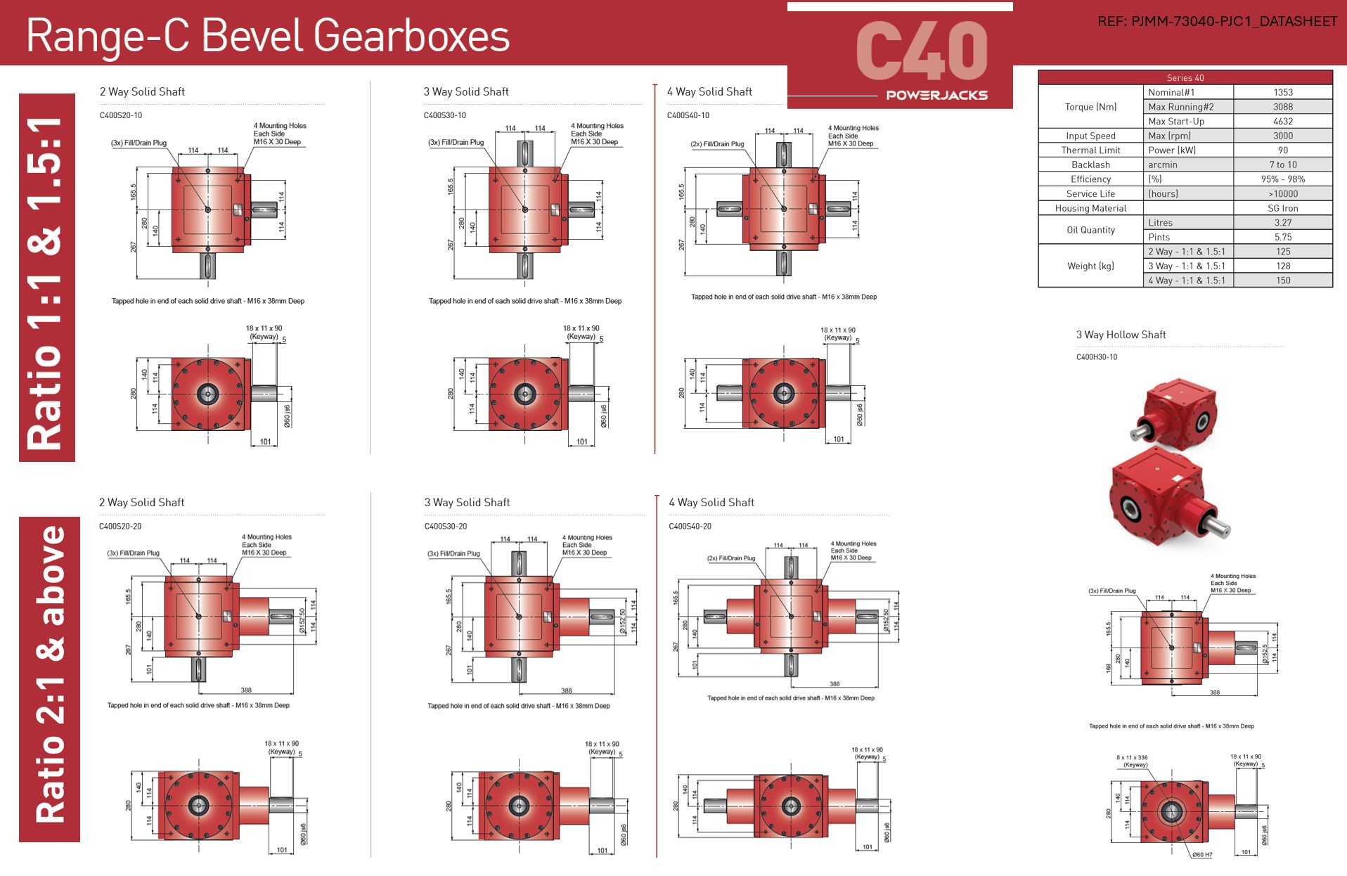 Gearbox - C Bevel SIZE 40