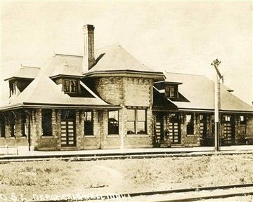 Caldwell Train Depot, circa 1890