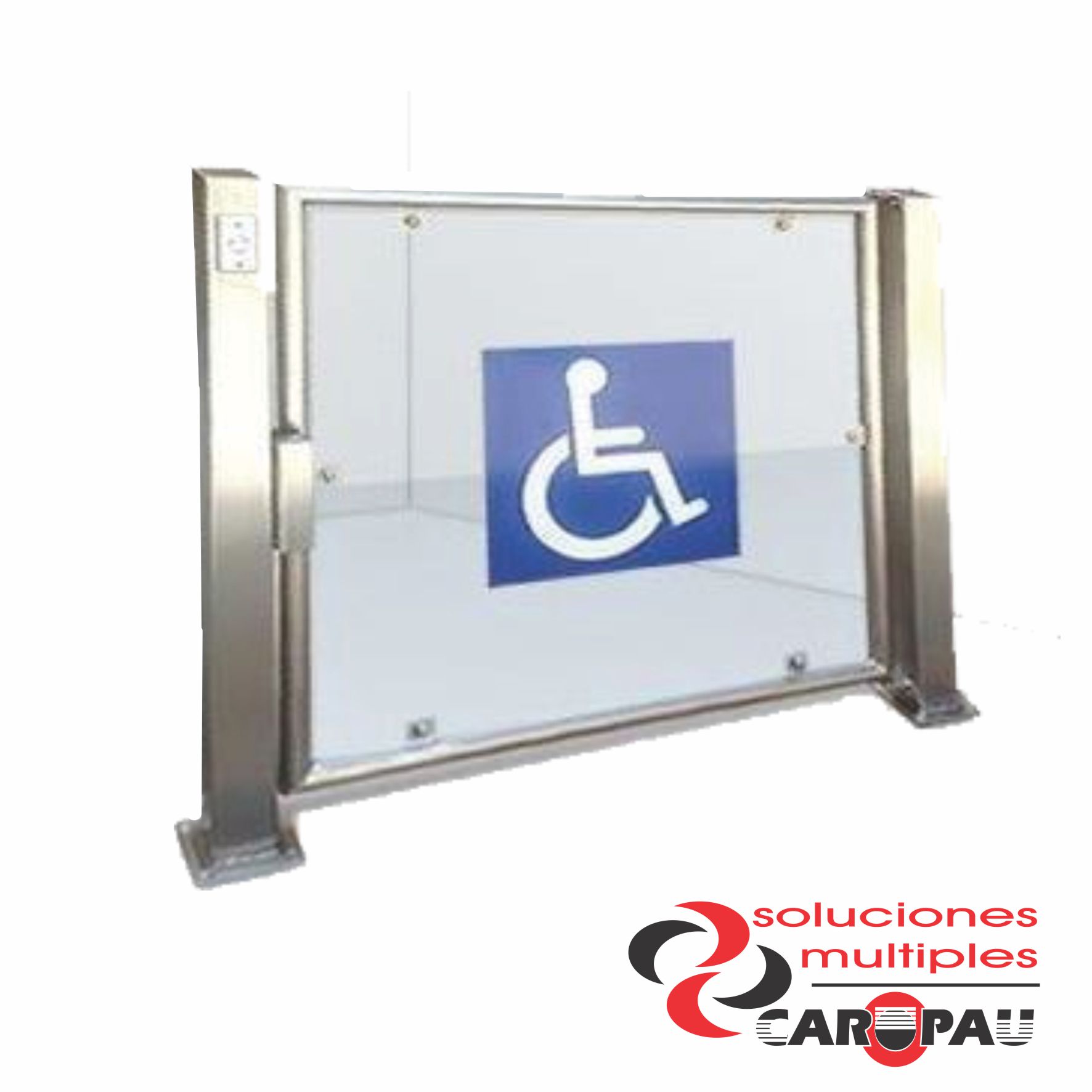 Bedroom with a large double bed