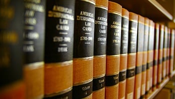 Law Books On A Shelf