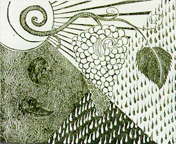 Wdc-007 CREATION 9x11 Single Color Woodcut 1995