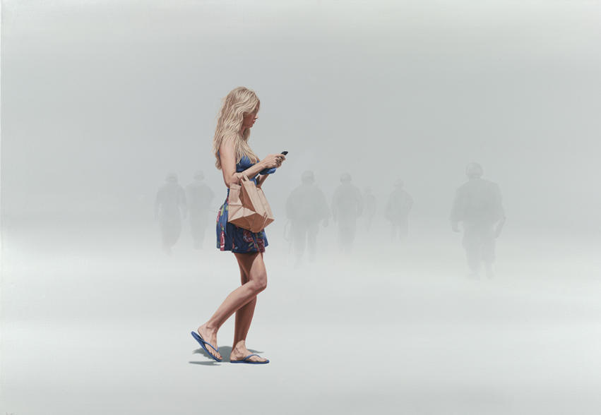 Oblivious I | 36" x 48" | Oil on linen