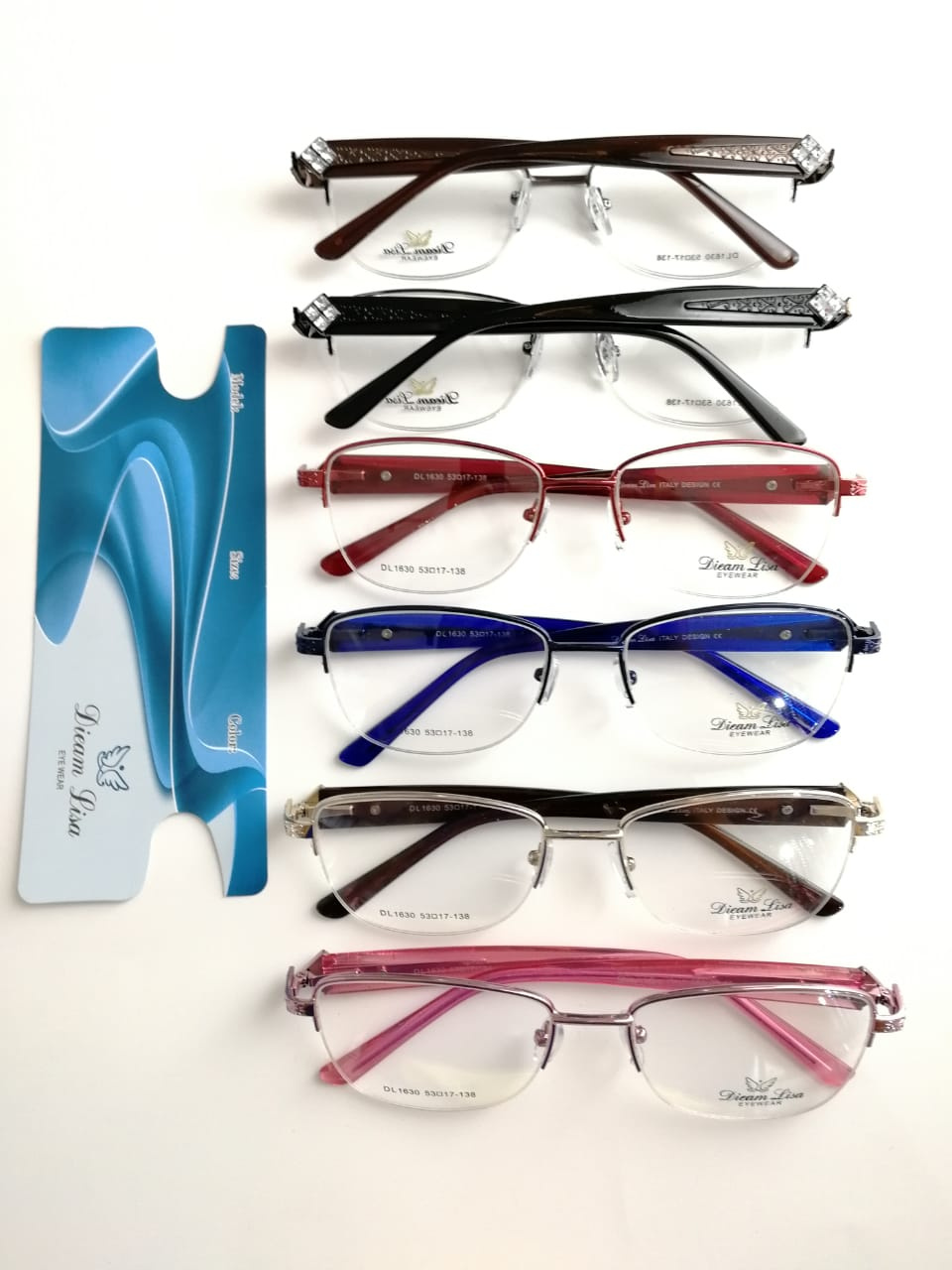 Modelo: DL1630
Colores: Vino, Azul, Cafe, Rosa, Negro y Cafe con Dorado