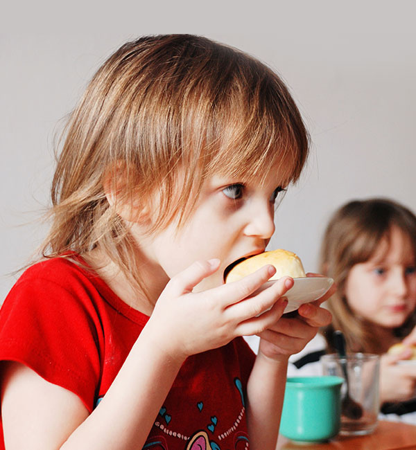 Girl Eating