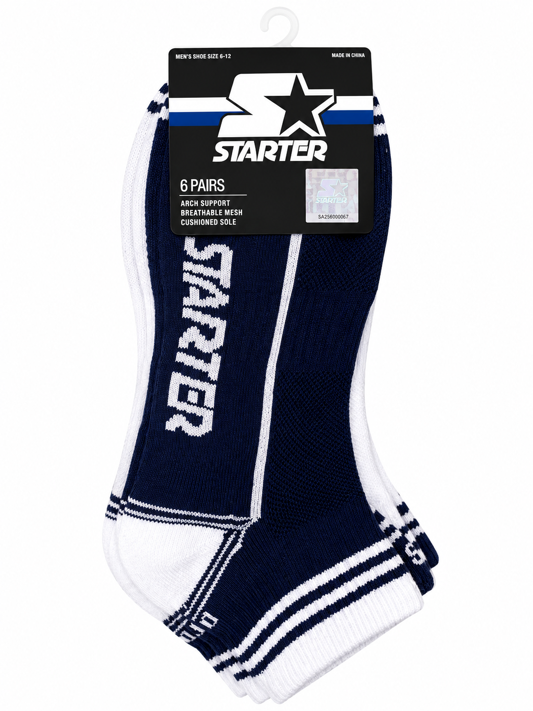 MEN'S ATHLETIC SOCKS 6PK
SIZE 6-12
UPC
190131182376
24 CASE PACK
