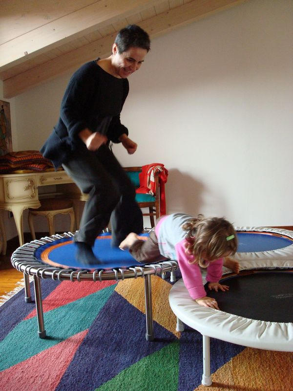 Dorothea on Bellicon Premium Rebounder