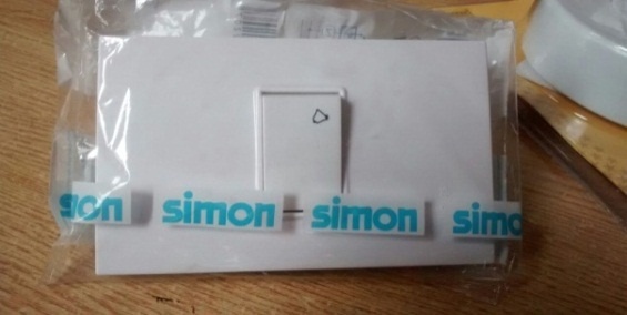 Pulsador Unipolar Timbre Blanco       
Código 23012