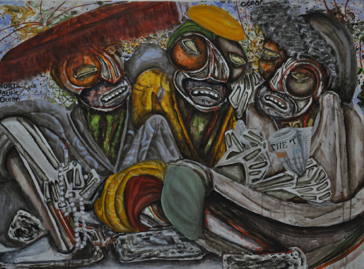 Trinity - acrylic on canvas 30X40 inches