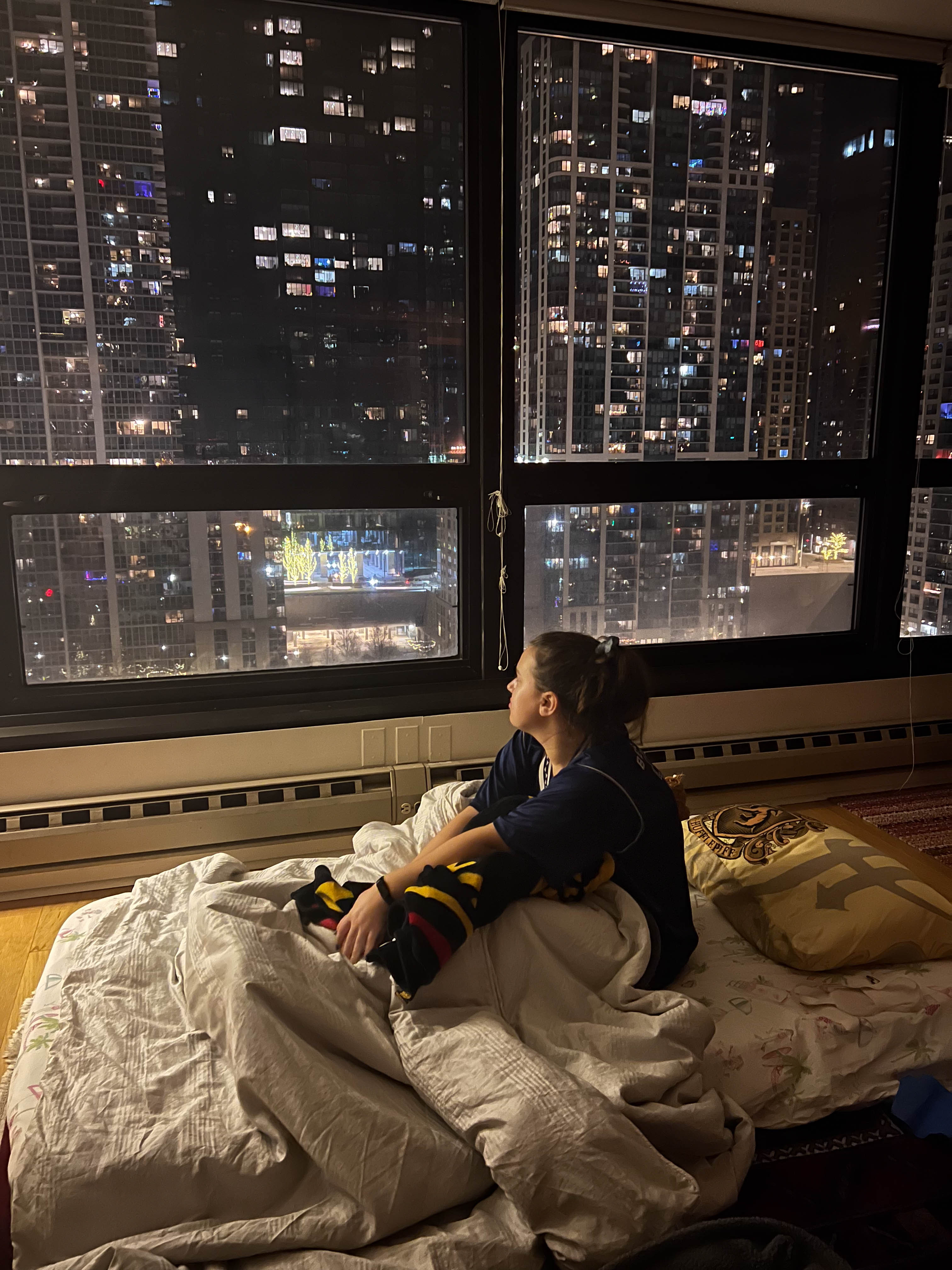 After sleeping here with this great view while I had Covid, it became my room.