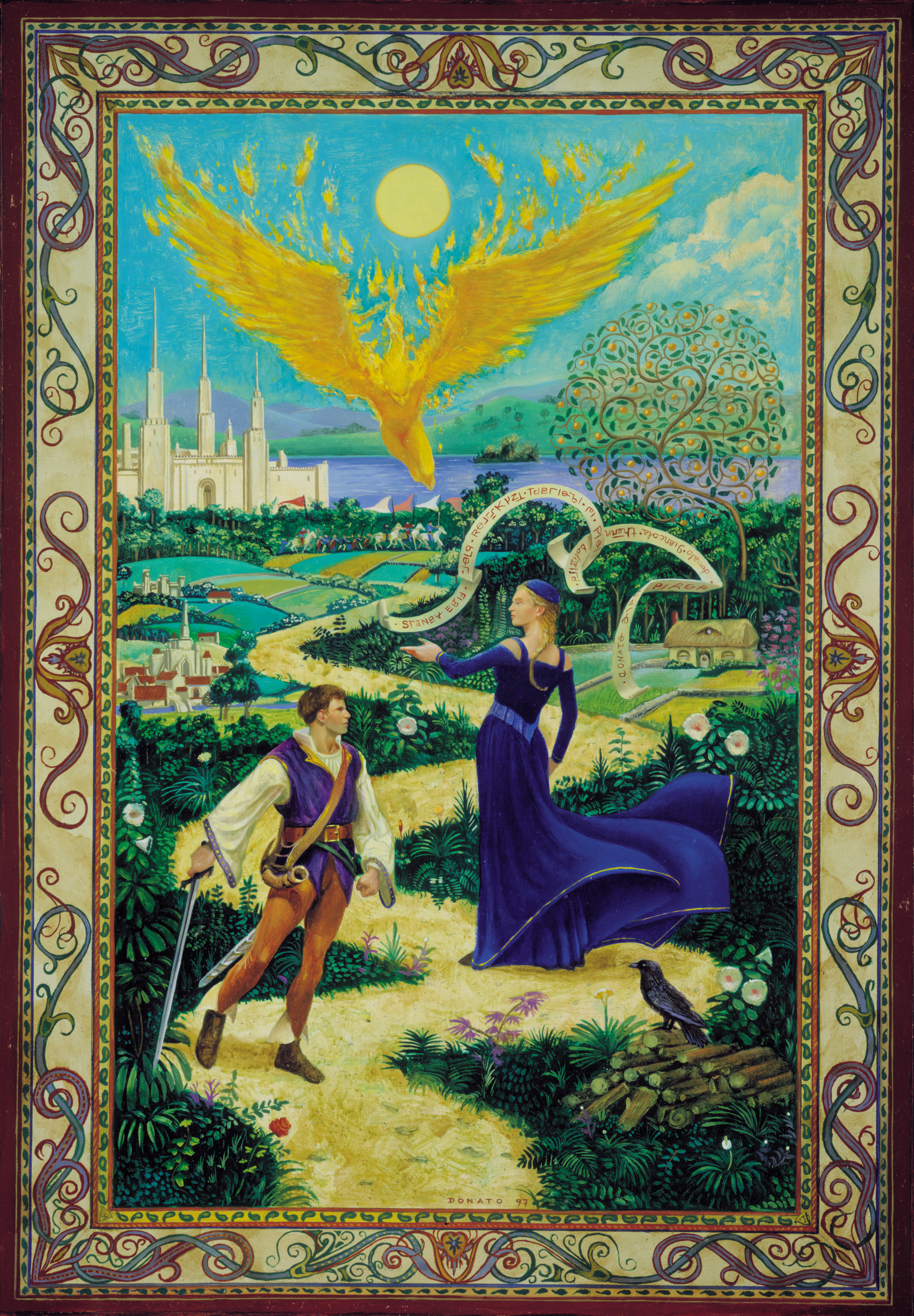 Fire Angels
27" x 18"  Oil on Panel 1997