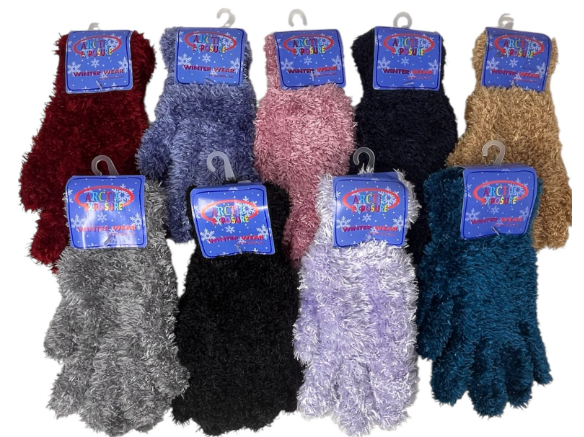 GL-3988
WOMEN FUZZY GLOVES ASST COLORS
81806809006
198 CS/PACK