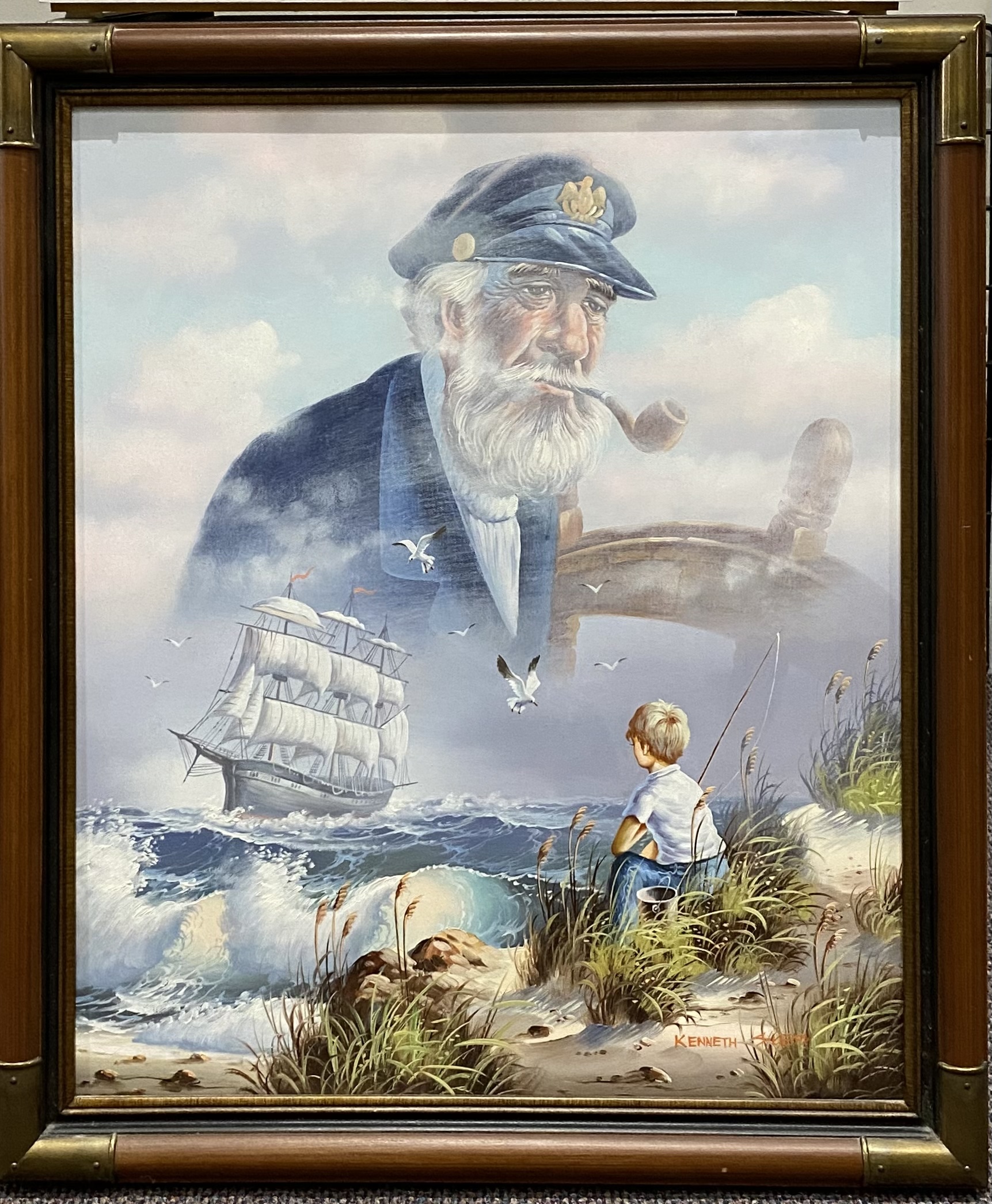 Kenneth Suess
Sea Captain Ghost Ship
Oil
19.5” X 23.5
$195
