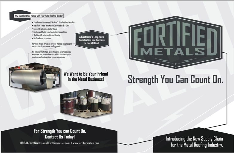 Fortified Metals Brochure Design Covers
