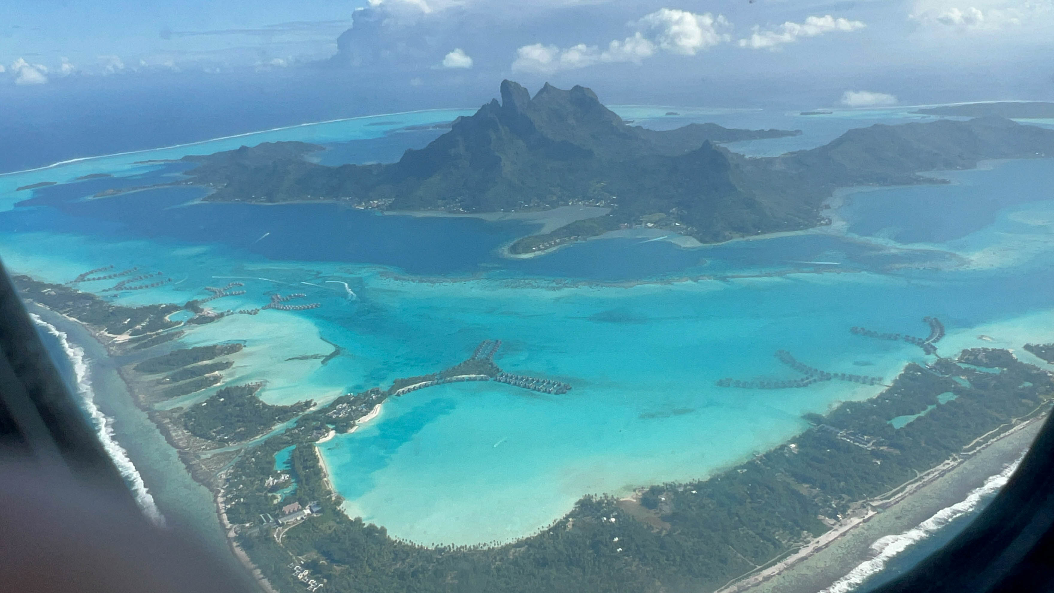 Mommy & Daddy arrived in Bora Bora