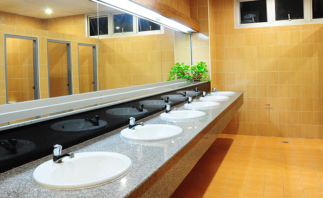 Bathroom in the Office