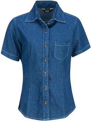 BLUSA STONE MEZCLILLA MANGA CORTA