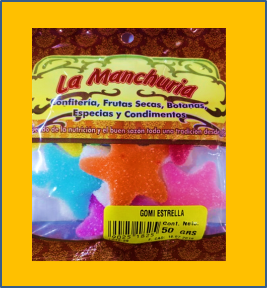 GOMI ESTRELLA
50 GRS