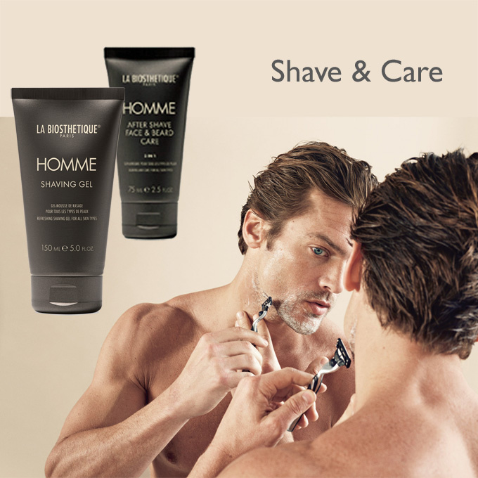 Homme Shave and Care Collection by La Biosthetique Paris