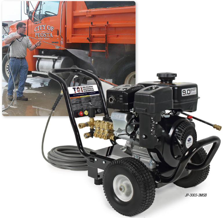 JP Series
Gasoline Direct Drive
COLD WATER PRESSURE WASHERS