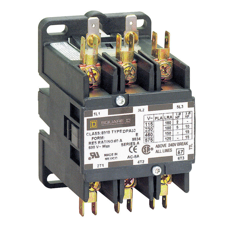 CONTACTOR 3 POLOS 30
AMPS 240V