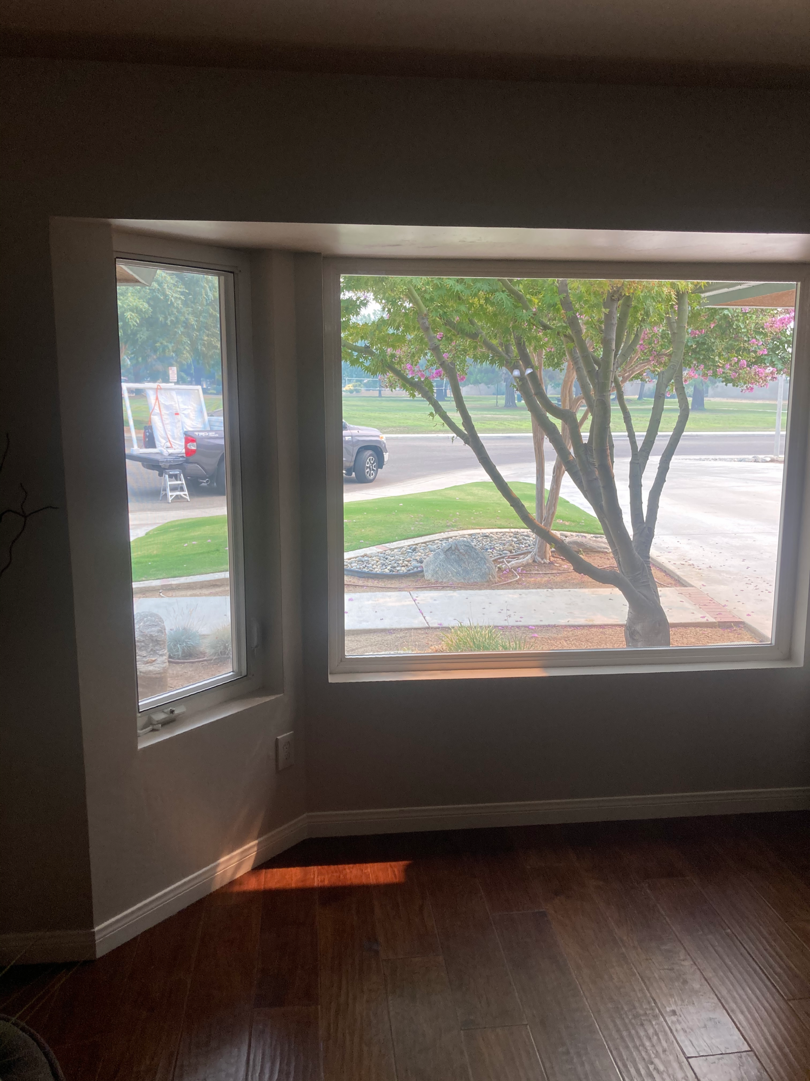 Before Zero Clearance Application of a Shutter Install