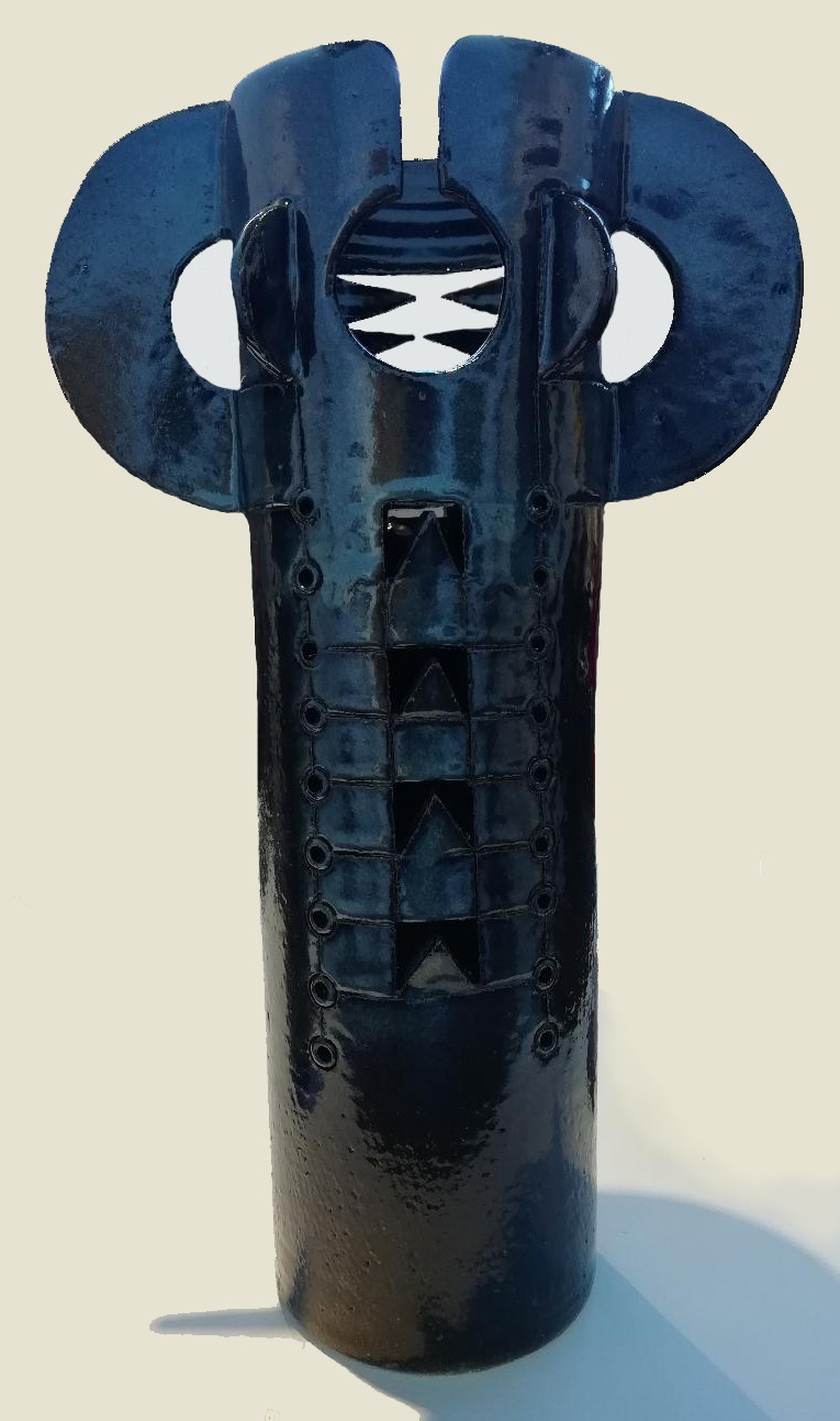 Azul "2"
Cerámica de alta temperatura
53 x 33 x 16 cms.