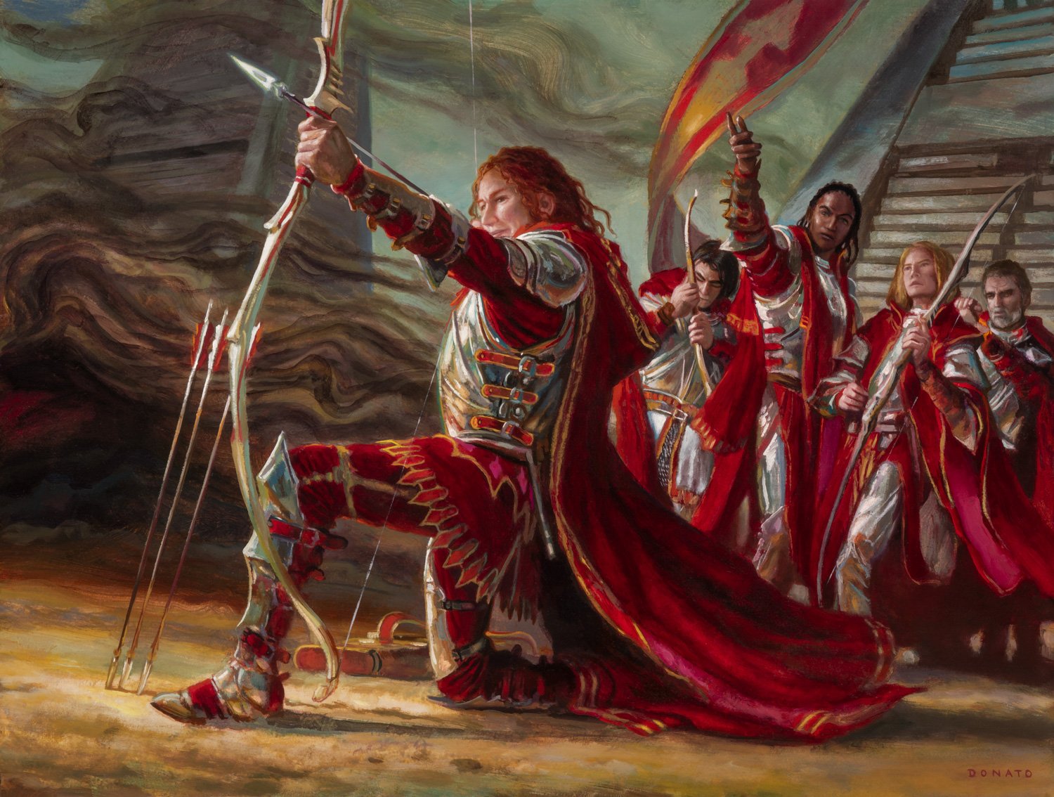 Champions of Archery
Heroes of the Realms 2019
16" x 20"  Oil on Panel
private collection