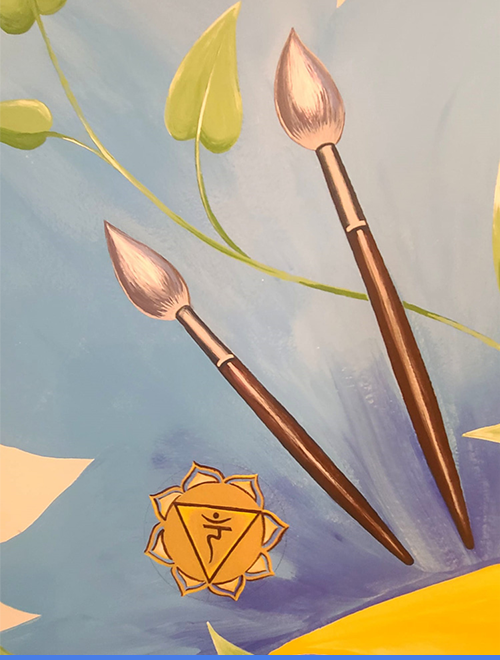 Painting of paintbrushes