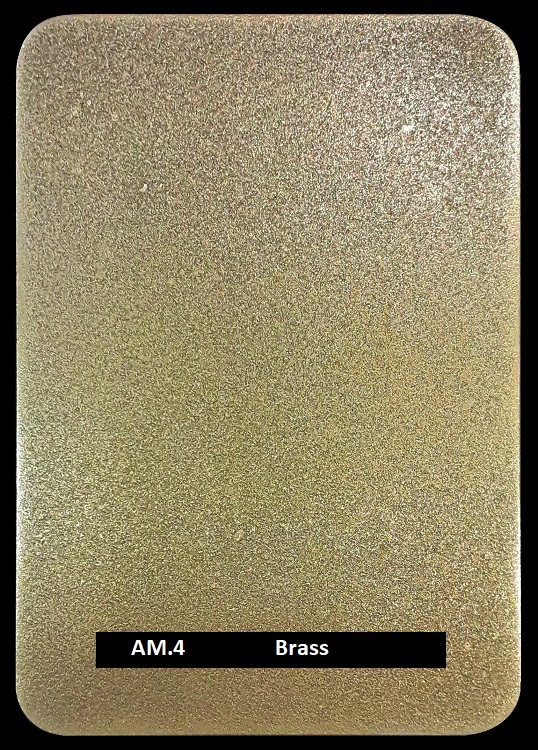Metal finishes - metal coating AM.4 Brass 