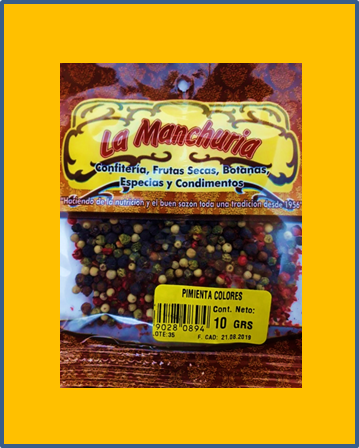 PIMIENTA DE COLORES